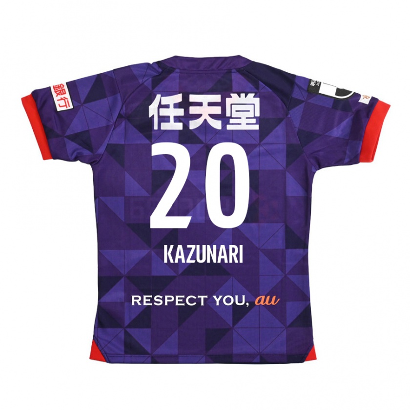 Kandiny Kinder Kazunari Kita #20 Lila Weiß Heimtrikot Trikot 2024/25 T-Shirt