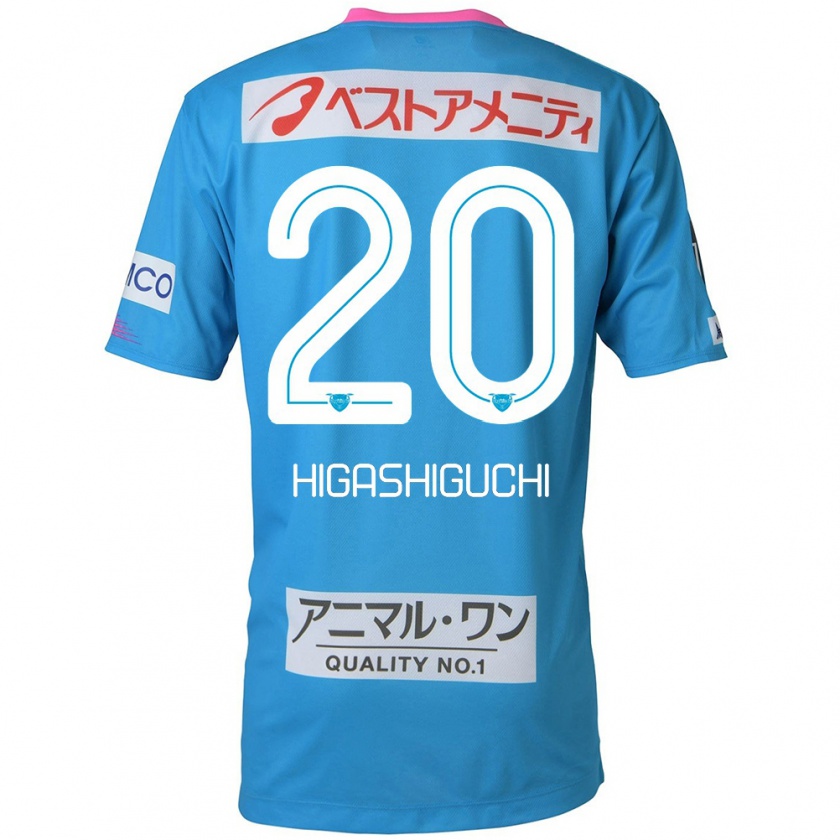 Kandiny Kinder Aitaro Higashiguchi #20 Blau Rosa Heimtrikot Trikot 2024/25 T-Shirt