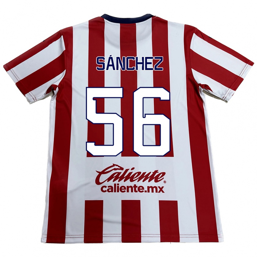 Kandiny Kinder Benjamín Sánchez #56 Rot-Weiss Heimtrikot Trikot 2024/25 T-Shirt