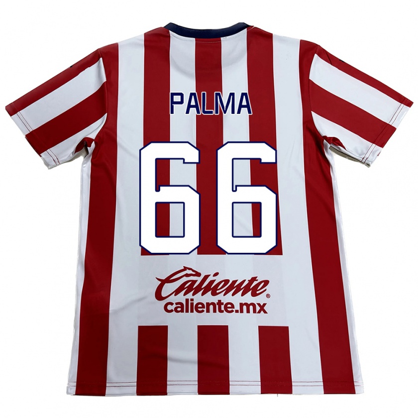 Kandiny Kinder Arturo Palma #66 Rot-Weiss Heimtrikot Trikot 2024/25 T-Shirt