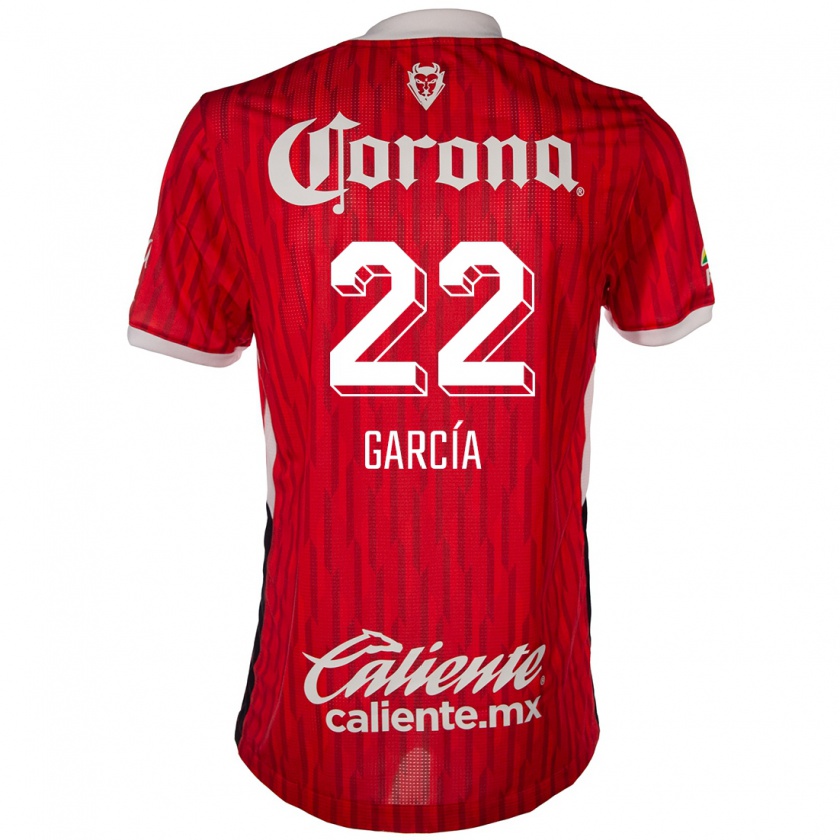 Kandiny Kinder Luis García #22 Rot-Weiss Heimtrikot Trikot 2024/25 T-Shirt