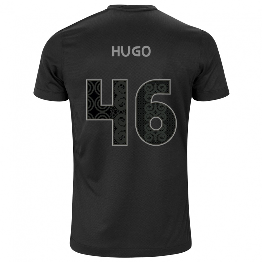 Kandiny Kinder Hugo #46 Schwarz Auswärtstrikot Trikot 2024/25 T-Shirt