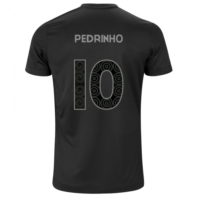 Kandiny Kinder Pedrinho #10 Schwarz Auswärtstrikot Trikot 2024/25 T-Shirt