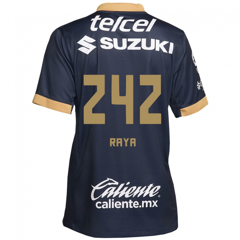 Kandiny Kinder Félix Raya #242 Obsidian Gold Weiß Auswärtstrikot Trikot 2024/25 T-Shirt