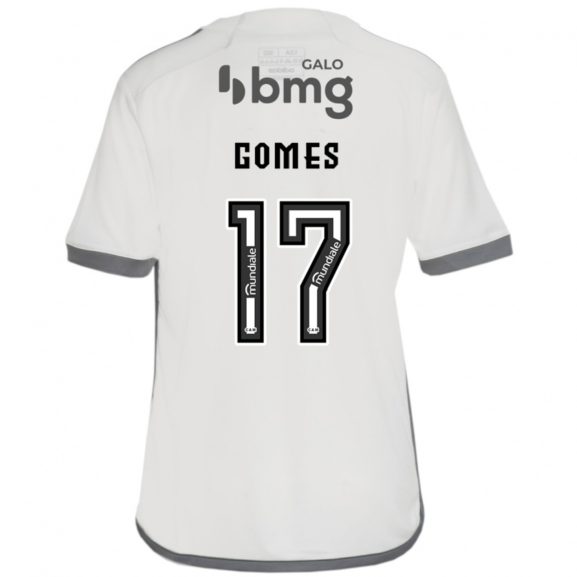 Kandiny Kinder Igor Gomes #17 Cremefarben Auswärtstrikot Trikot 2024/25 T-Shirt