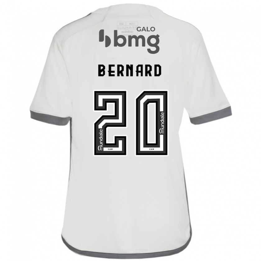 Kandiny Kinder Bernard #20 Cremefarben Auswärtstrikot Trikot 2024/25 T-Shirt