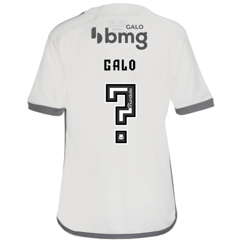 Kandiny Kinder Diego Galo #0 Cremefarben Auswärtstrikot Trikot 2024/25 T-Shirt