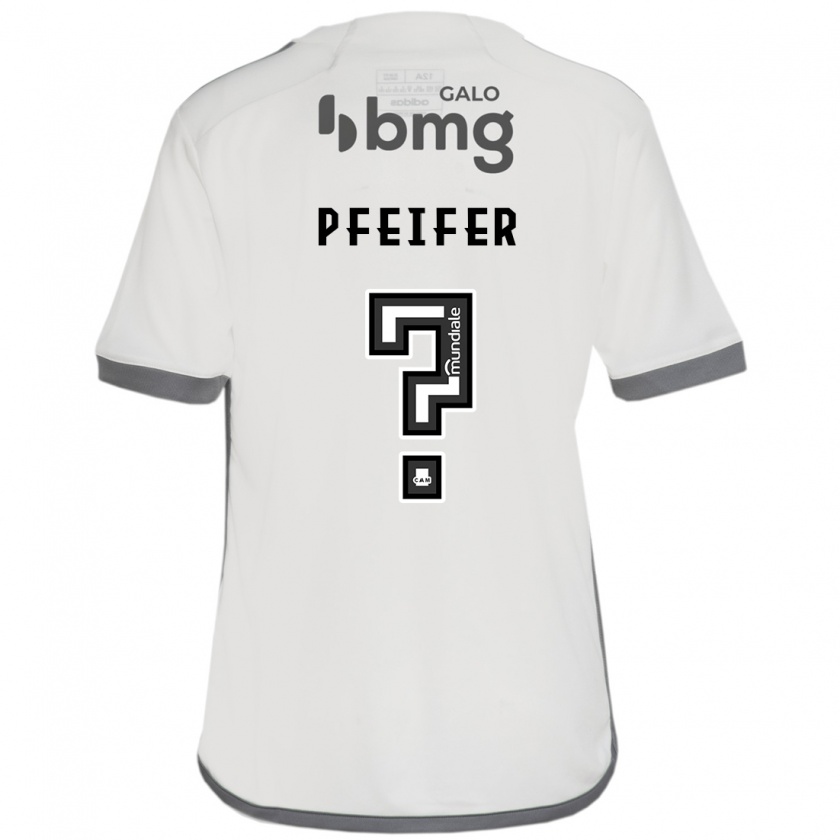 Kandiny Kinder Gabriel Pfeifer #0 Cremefarben Auswärtstrikot Trikot 2024/25 T-Shirt