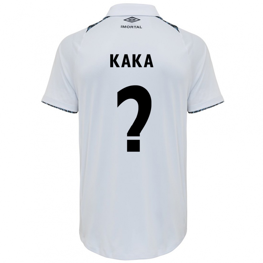 Kandiny Kinder Kaká #0 Weiß Blau Auswärtstrikot Trikot 2024/25 T-Shirt