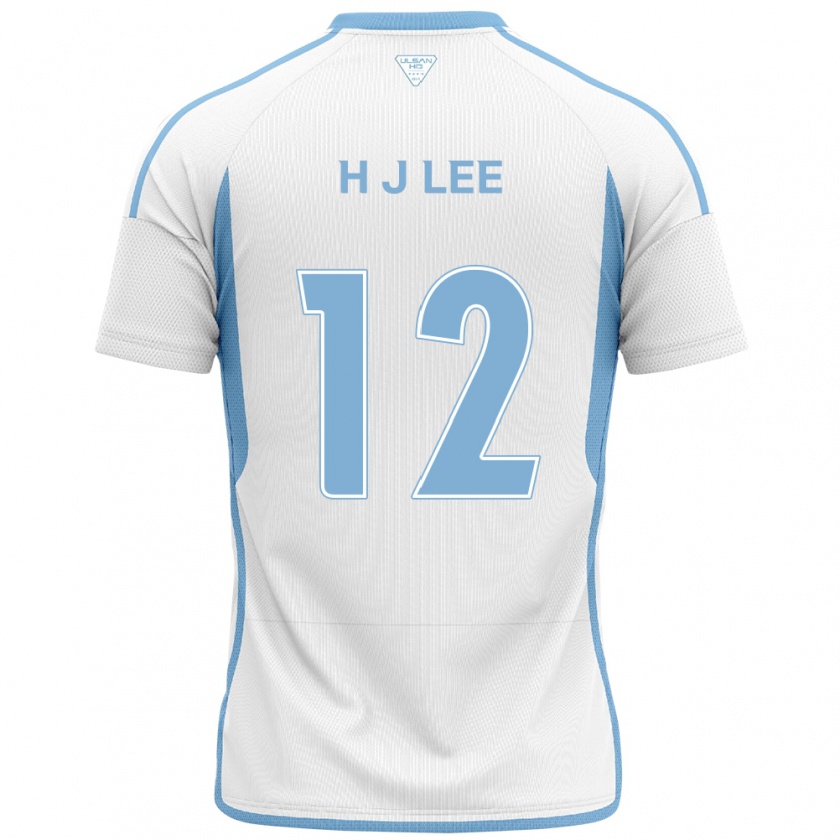 Kandiny Kinder Jae-Hyung Lee #12 Weiß Blau Auswärtstrikot Trikot 2024/25 T-Shirt