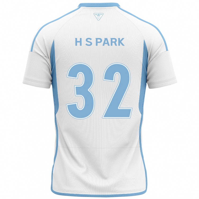 Kandiny Kinder Sung-Hyun Park #32 Weiß Blau Auswärtstrikot Trikot 2024/25 T-Shirt