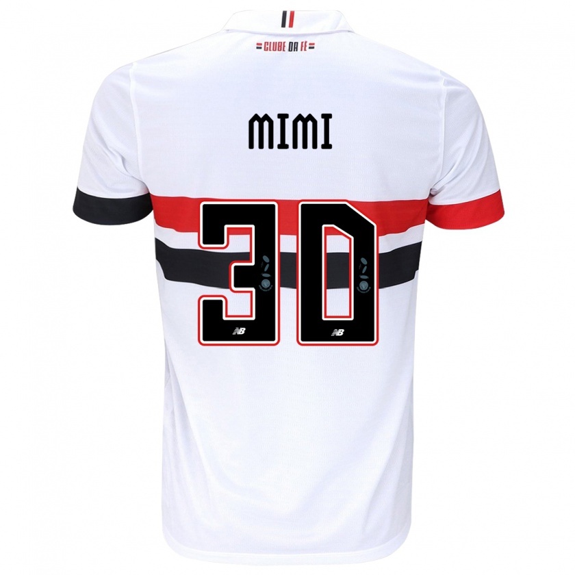 Kandiny Herren Mimi #30 Weiß Rot Schwarz Heimtrikot Trikot 2024/25 T-Shirt