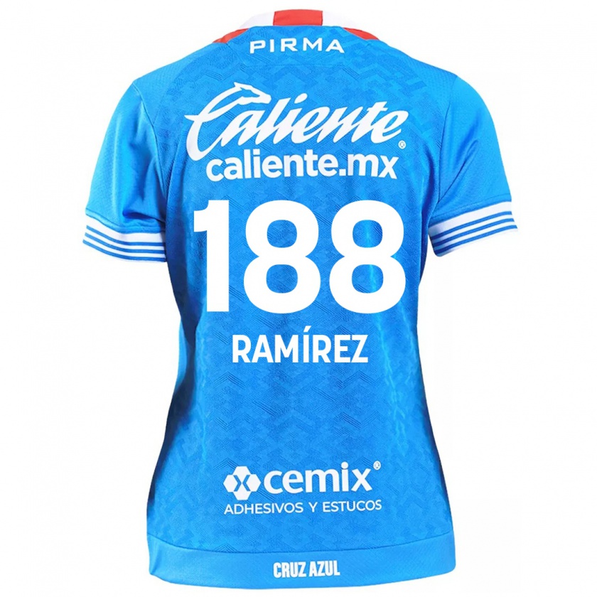 Kandiny Herren Diego Ramírez #188 Himmelblau Heimtrikot Trikot 2024/25 T-Shirt