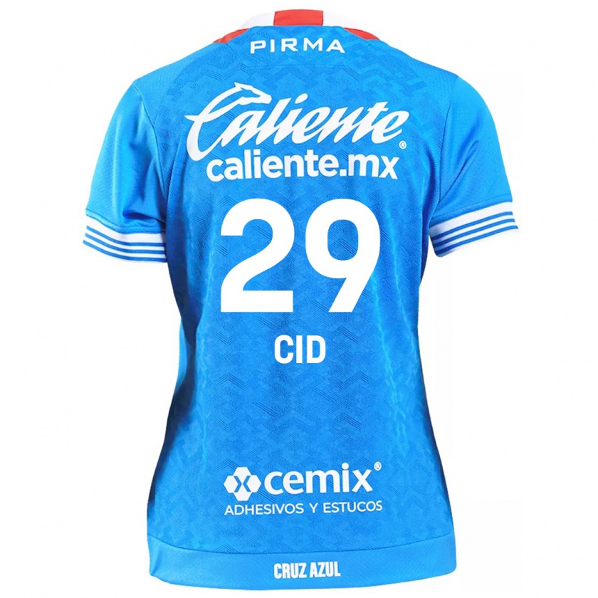 Kandiny Herren Claudia Cid #29 Himmelblau Heimtrikot Trikot 2024/25 T-Shirt