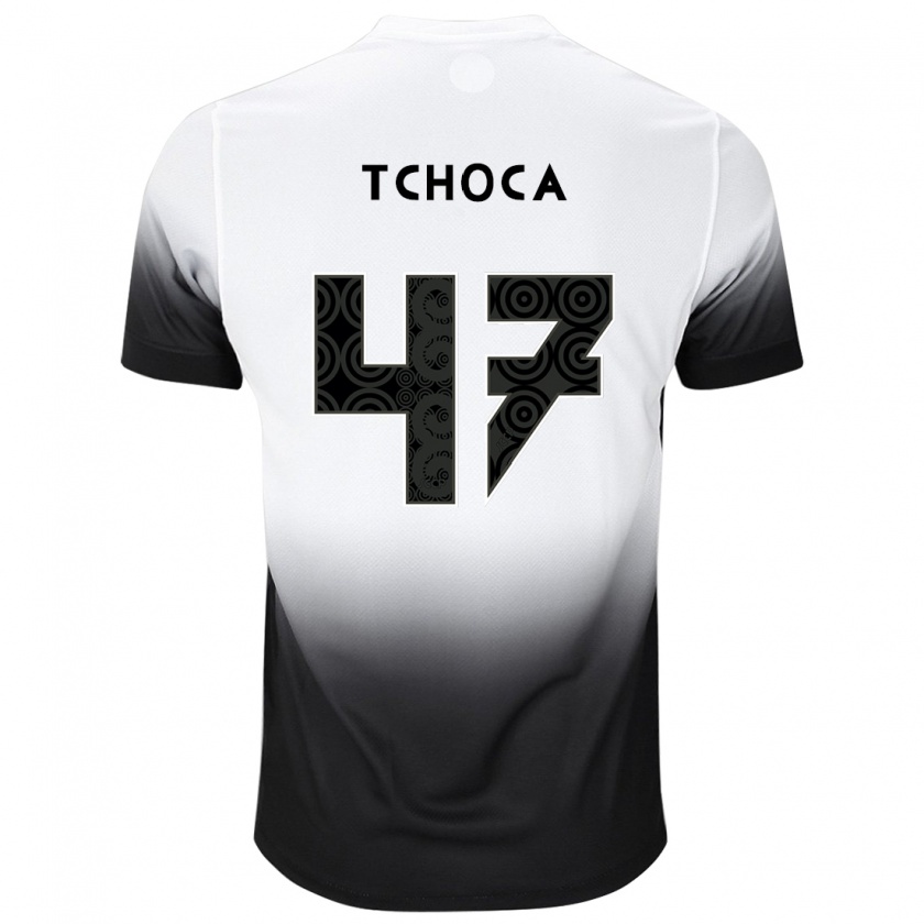 Kandiny Herren Tchoca #47 Weiß Schwarz Heimtrikot Trikot 2024/25 T-Shirt