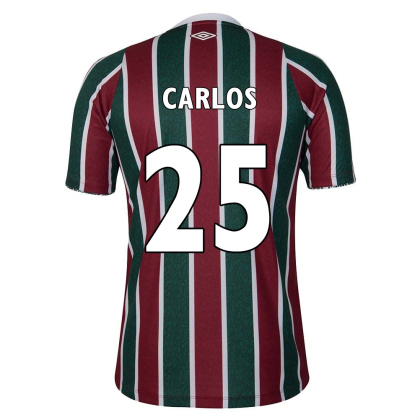 Kandiny Herren Antônio Carlos #25 Grün Kastanienbraun Weiß Heimtrikot Trikot 2024/25 T-Shirt