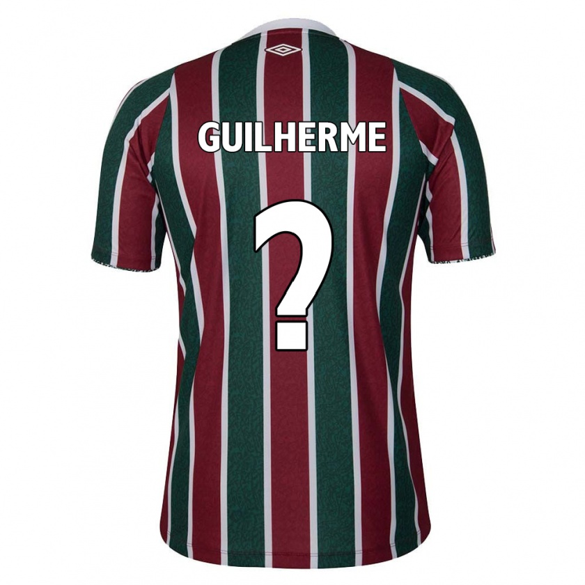 Kandiny Herren Luiz Guilherme #0 Grün Kastanienbraun Weiß Heimtrikot Trikot 2024/25 T-Shirt