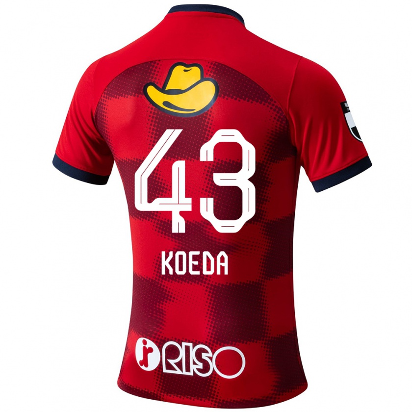 Kandiny Herren Gemma Koeda #43 Rot Blau Weiß Heimtrikot Trikot 2024/25 T-Shirt