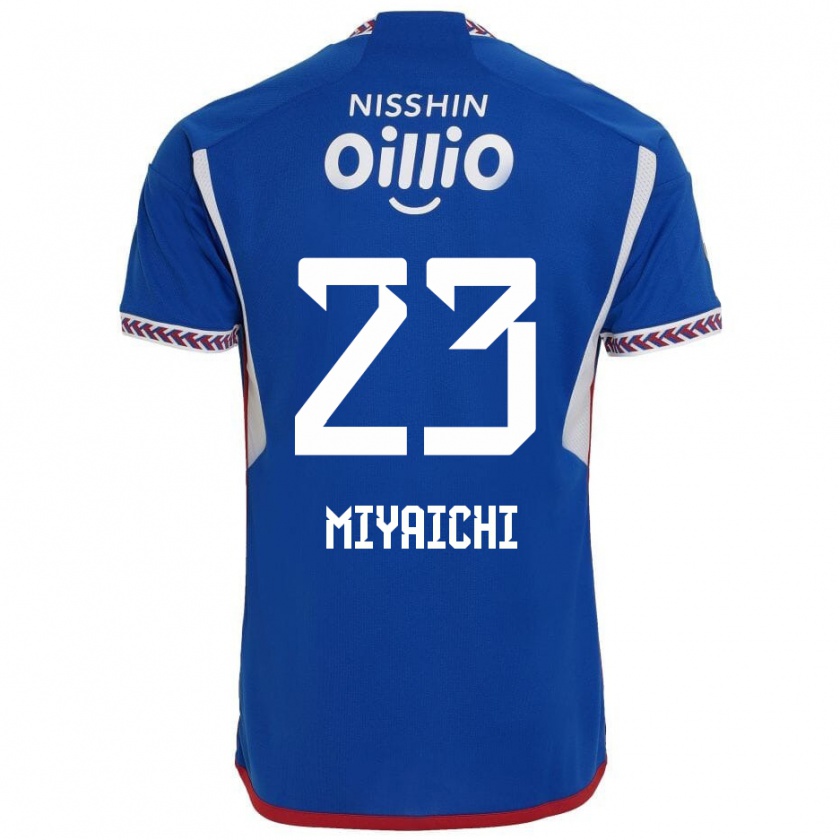 Kandiny Herren Ryo Miyaichi #23 Blau Weiß Rot Heimtrikot Trikot 2024/25 T-Shirt