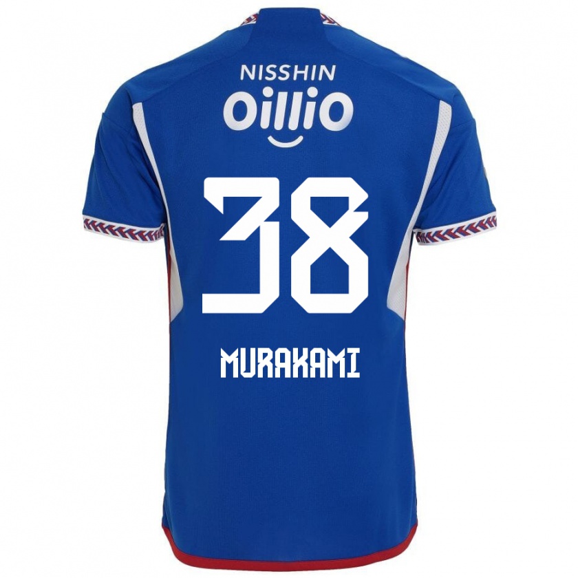 Kandiny Herren Yuhi Murakami #38 Blau Weiß Rot Heimtrikot Trikot 2024/25 T-Shirt