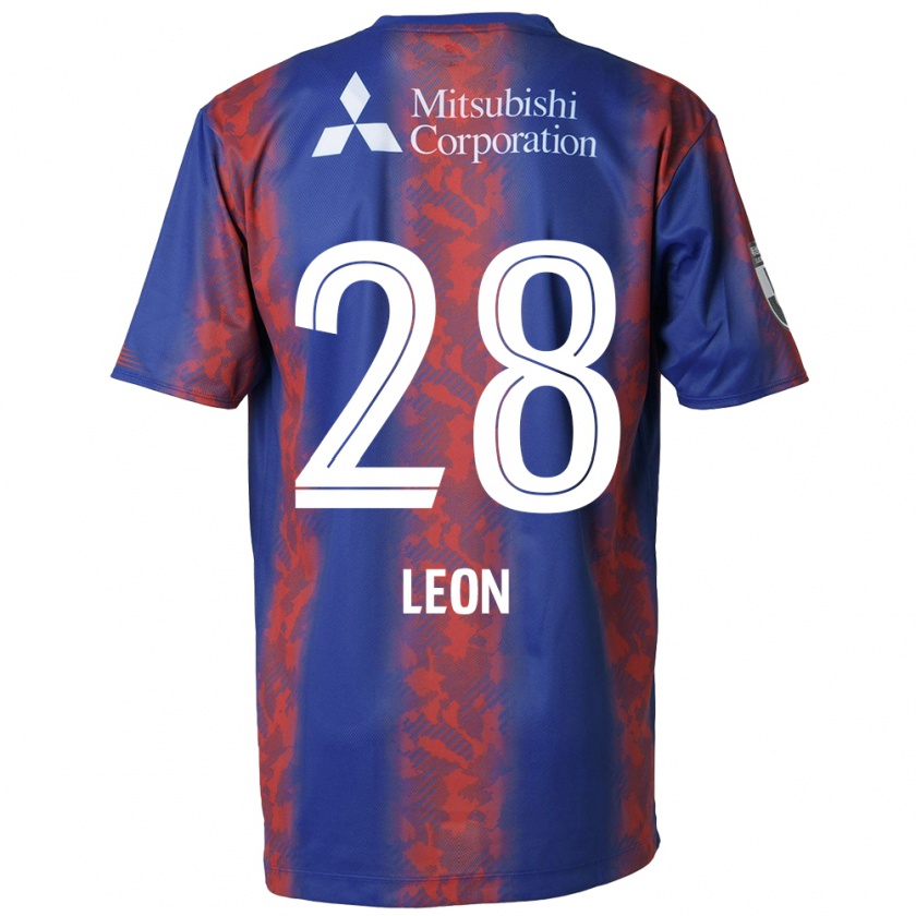 Kandiny Herren Leon Nozawa #28 Blau Rot Heimtrikot Trikot 2024/25 T-Shirt