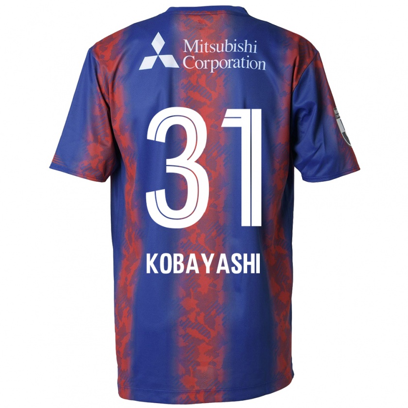 Kandiny Herren Masataka Kobayashi #31 Blau Rot Heimtrikot Trikot 2024/25 T-Shirt