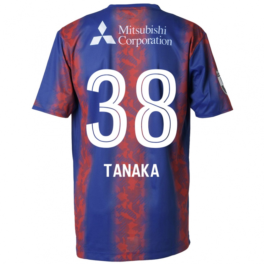 Kandiny Herren Kio Tanaka #38 Blau Rot Heimtrikot Trikot 2024/25 T-Shirt