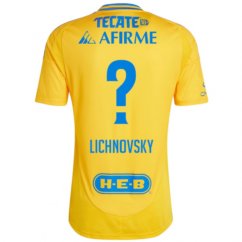 Kandiny Herren Igor Lichnovsky #0 Goldgelb Heimtrikot Trikot 2024/25 T-Shirt