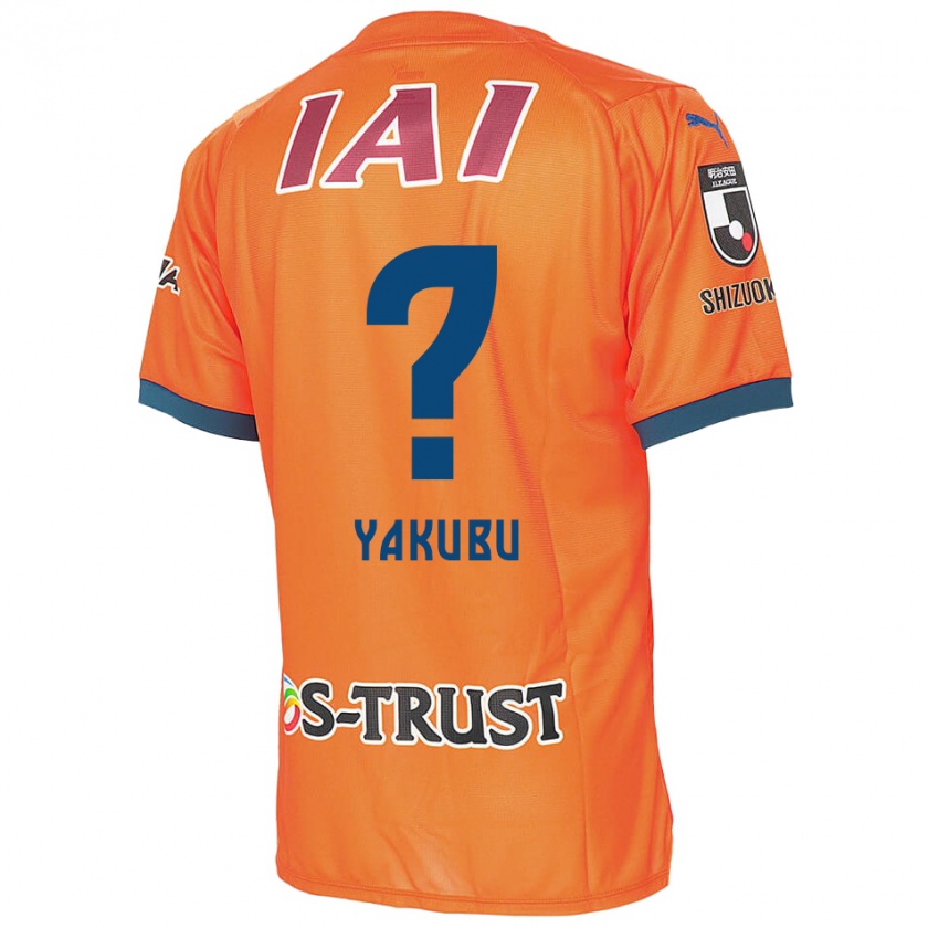 Kandiny Herren Aziz Yakubu #0 Orange Blau Heimtrikot Trikot 2024/25 T-Shirt