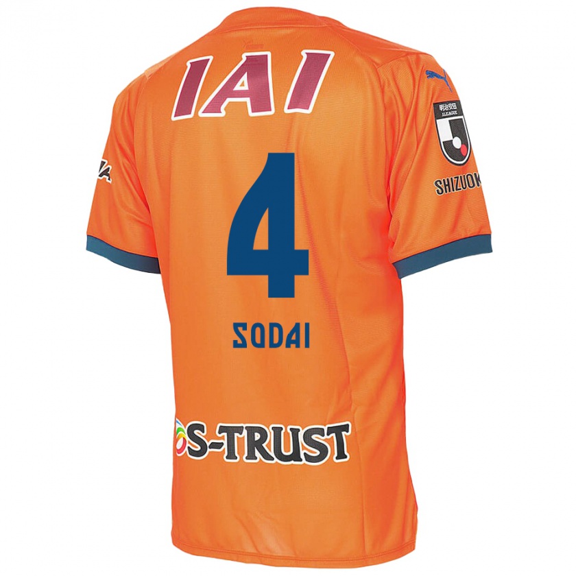 Kandiny Herren Sodai Hasukawa #4 Orange Blau Heimtrikot Trikot 2024/25 T-Shirt