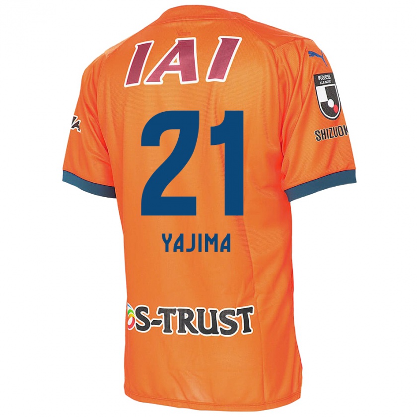 Kandiny Herren Shinya Yajima #21 Orange Blau Heimtrikot Trikot 2024/25 T-Shirt