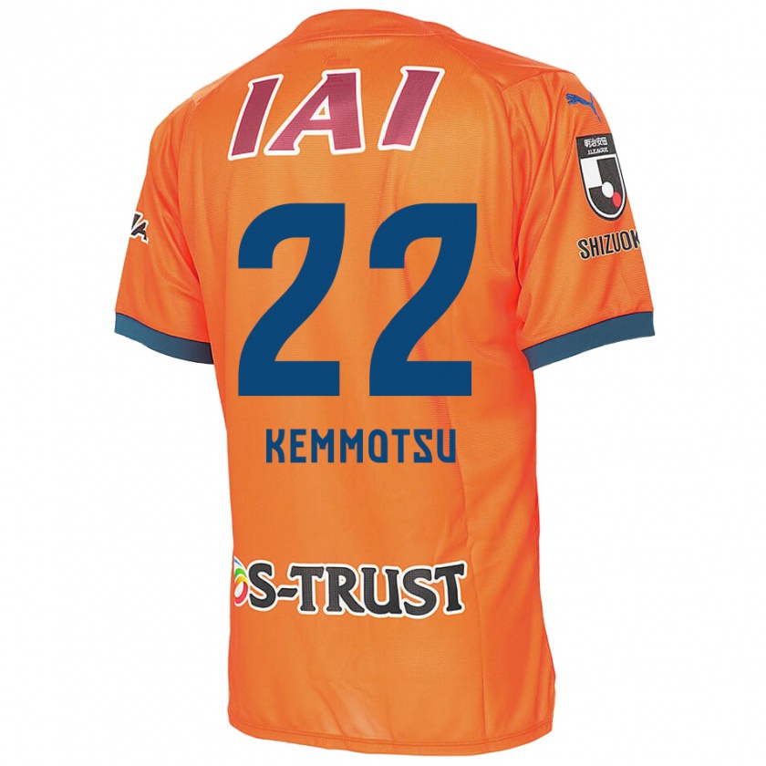 Kandiny Herren Takumu Kemmotsu #22 Orange Blau Heimtrikot Trikot 2024/25 T-Shirt