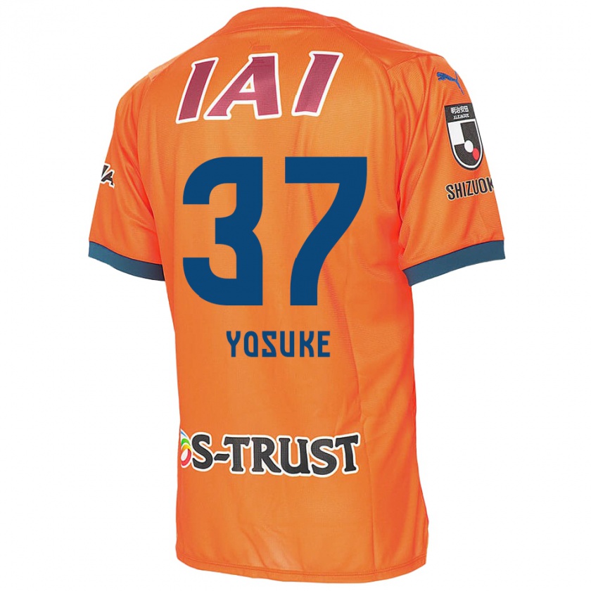 Kandiny Herren Yosuke Morishige #37 Orange Blau Heimtrikot Trikot 2024/25 T-Shirt