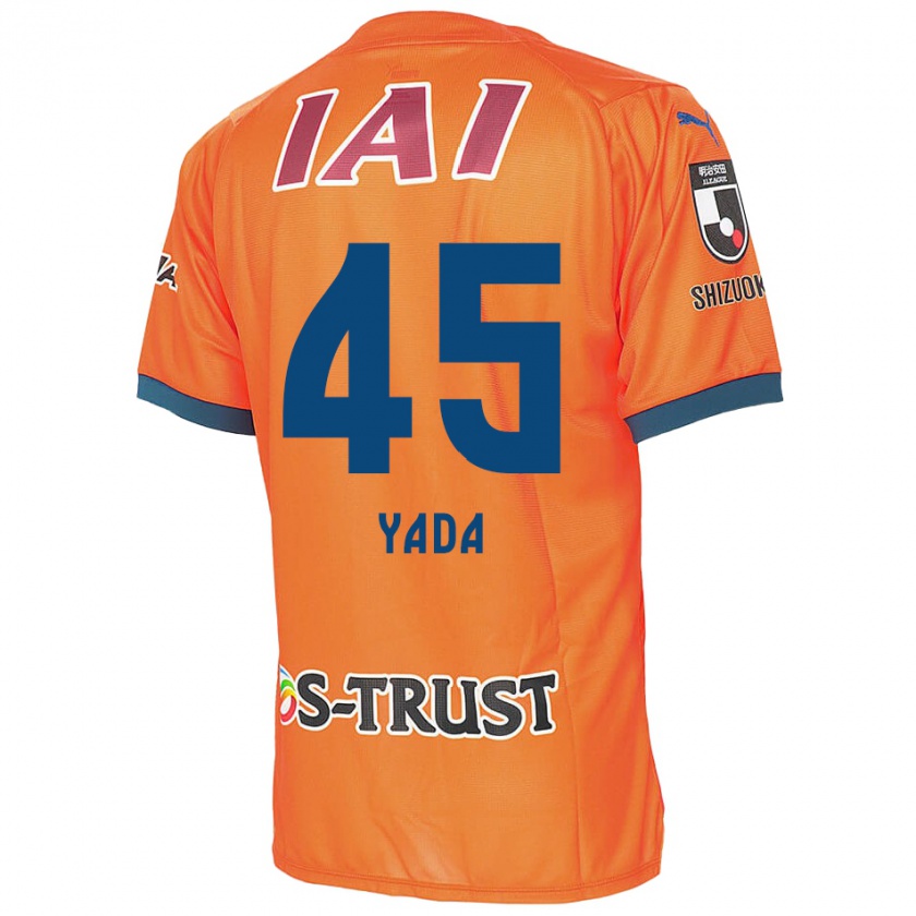 Kandiny Herren Ryunosuke Yada #45 Orange Blau Heimtrikot Trikot 2024/25 T-Shirt