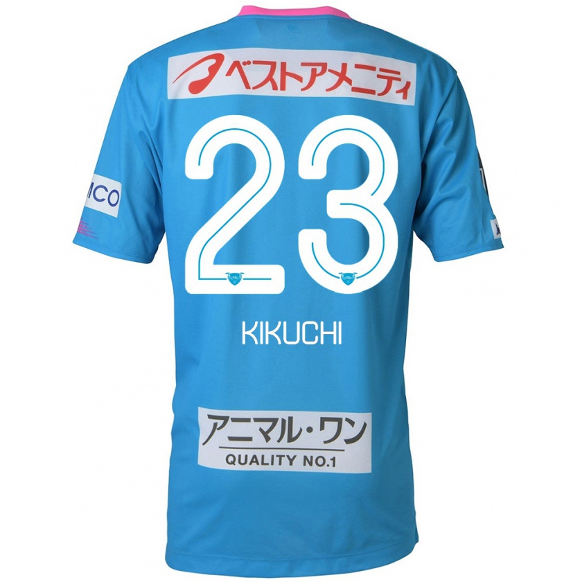 Kandiny Herren Taichi Kikuchi #23 Blau Rosa Heimtrikot Trikot 2024/25 T-Shirt