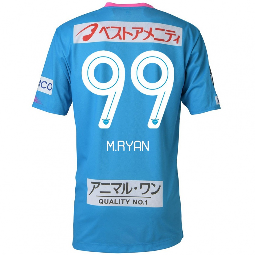 Kandiny Herren Marcelo Ryan #99 Blau Rosa Heimtrikot Trikot 2024/25 T-Shirt