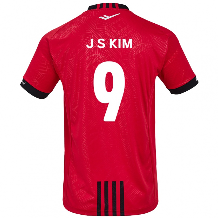 Kandiny Herren Shin-Jin Kim #9 Rot Schwarz Heimtrikot Trikot 2024/25 T-Shirt