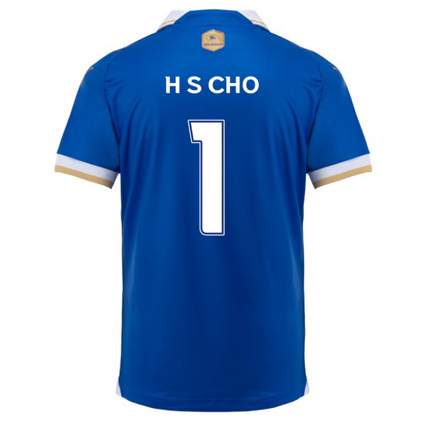 Kandiny Herren Sung-Hoon Cho #1 Blau Weiss Heimtrikot Trikot 2024/25 T-Shirt