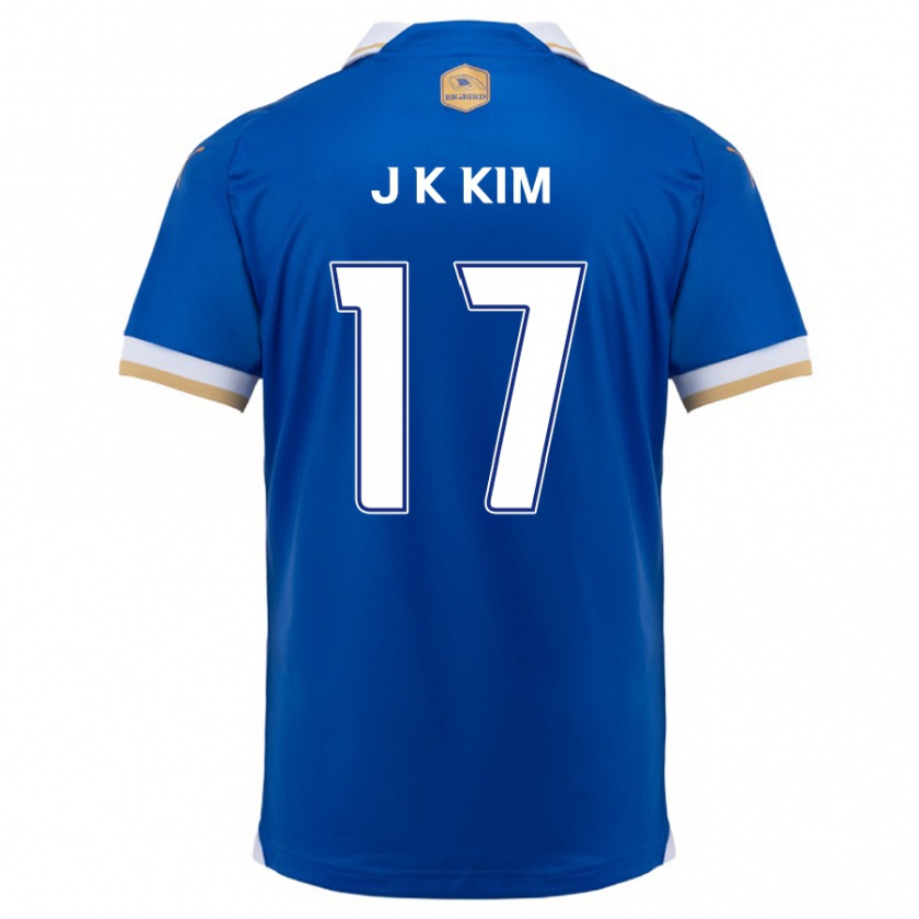 Kandiny Herren Kyeong-Jung Kim #17 Blau Weiss Heimtrikot Trikot 2024/25 T-Shirt