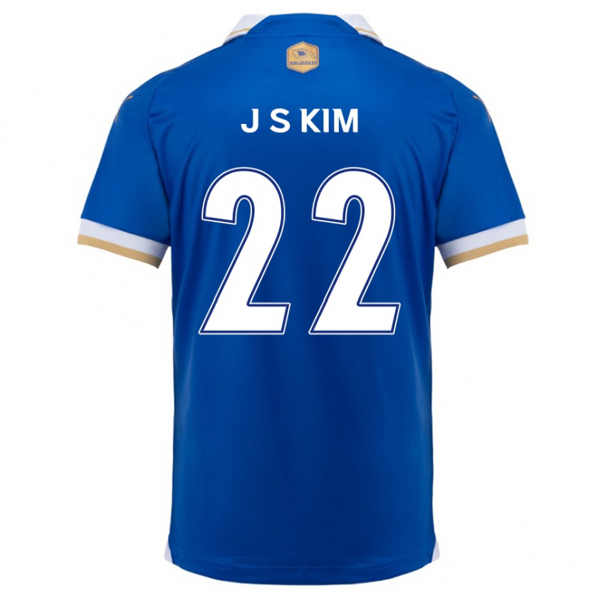 Kandiny Herren Sang-Jun Kim #22 Blau Weiss Heimtrikot Trikot 2024/25 T-Shirt