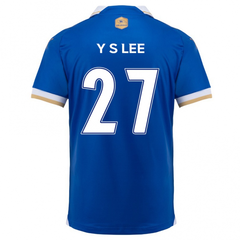 Kandiny Herren Shi-Yeong Lee #27 Blau Weiss Heimtrikot Trikot 2024/25 T-Shirt