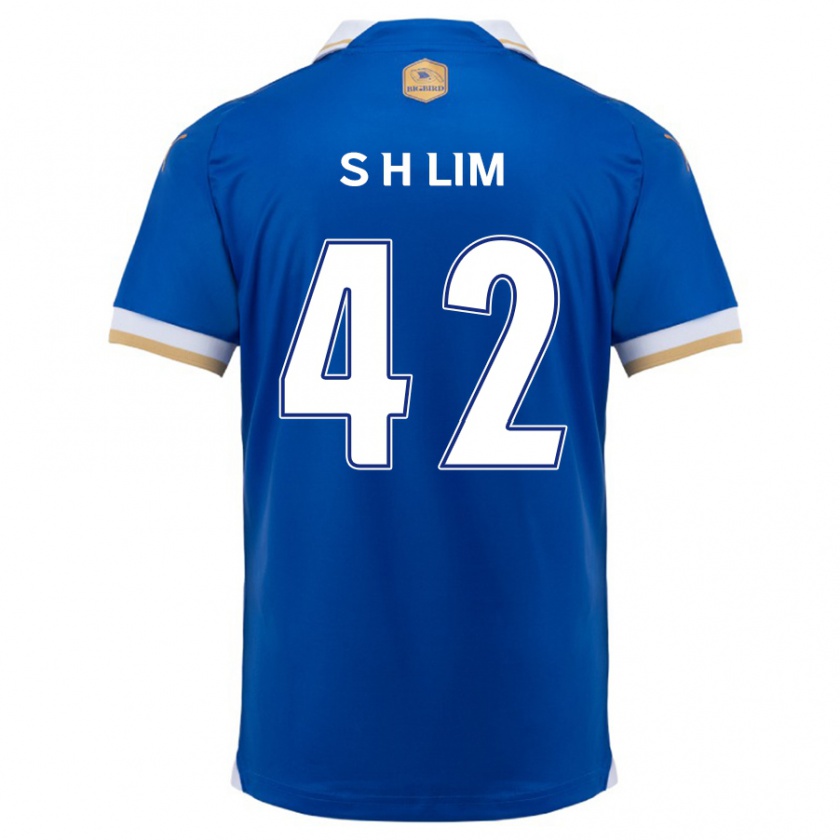 Kandiny Herren Hyun-Sub Lim #42 Blau Weiss Heimtrikot Trikot 2024/25 T-Shirt