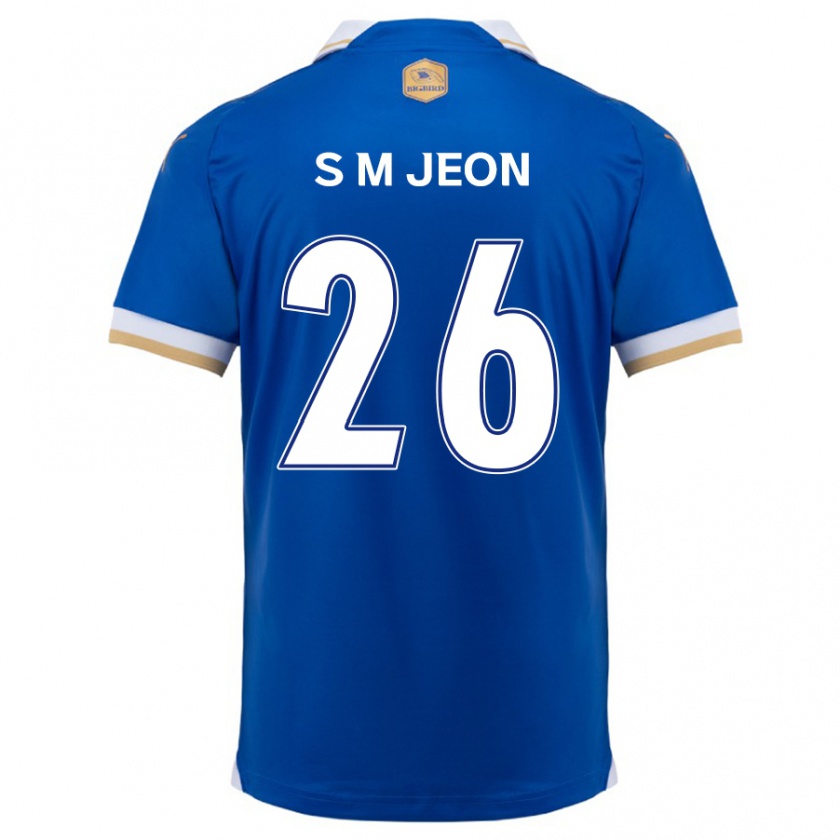 Kandiny Herren Min-Seung Jeon #26 Blau Weiss Heimtrikot Trikot 2024/25 T-Shirt