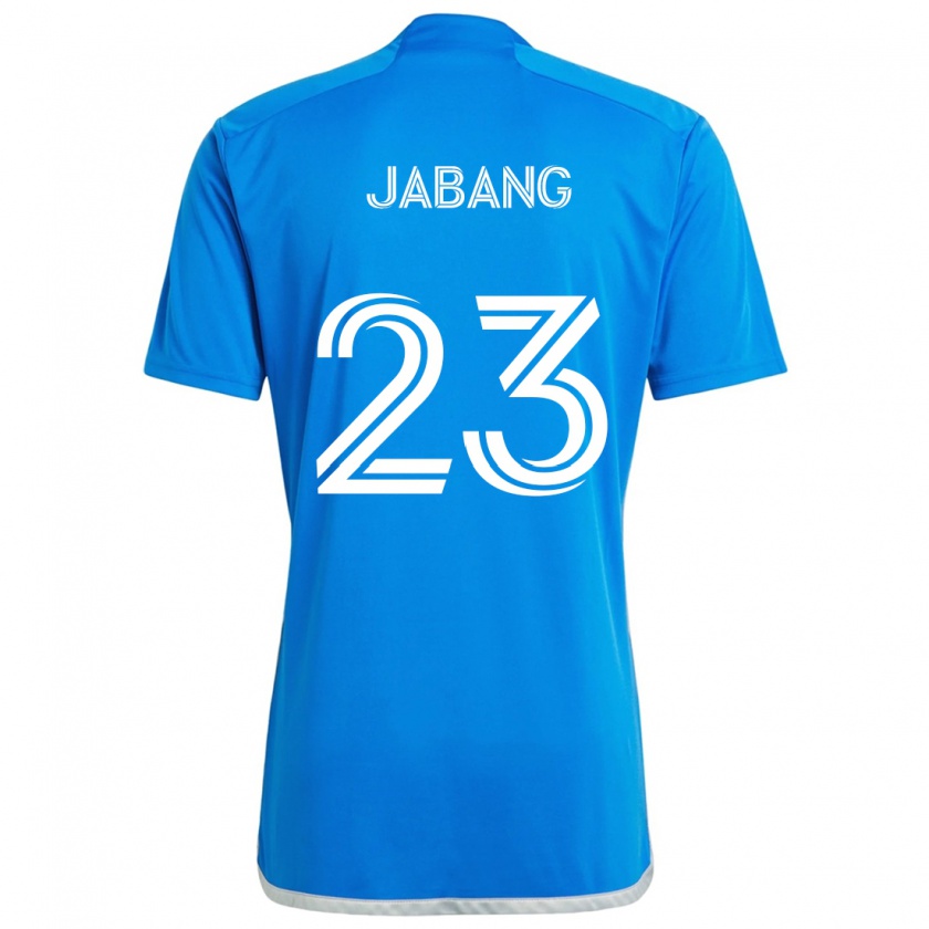 Kandiny Herren Ousman Jabang #23 Blau Weiss Heimtrikot Trikot 2024/25 T-Shirt