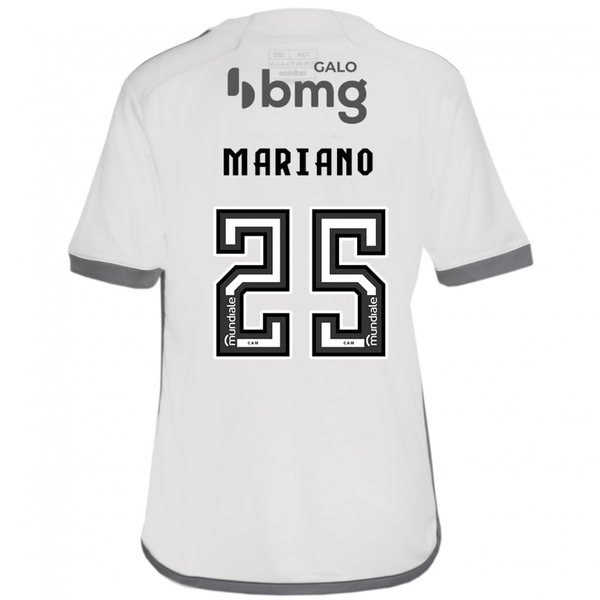 Kandiny Herren Mariano #25 Cremefarben Auswärtstrikot Trikot 2024/25 T-Shirt