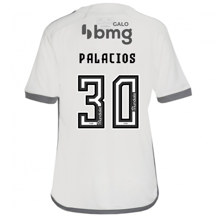 Kandiny Herren Brahian Palacios #30 Cremefarben Auswärtstrikot Trikot 2024/25 T-Shirt