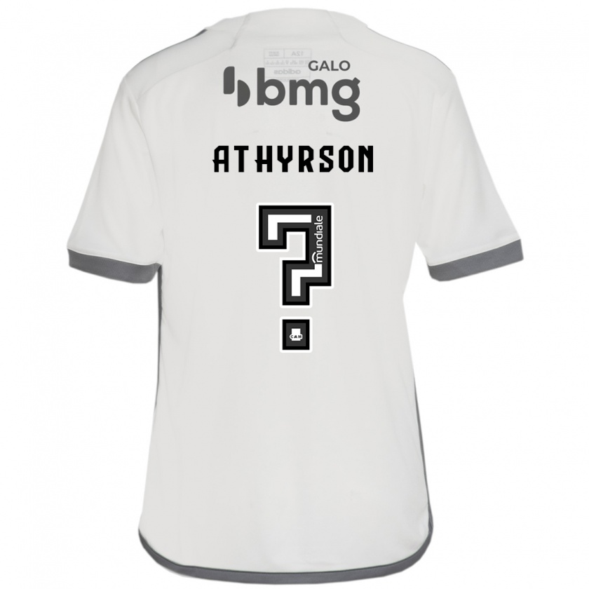 Kandiny Herren Athyrson #0 Cremefarben Auswärtstrikot Trikot 2024/25 T-Shirt