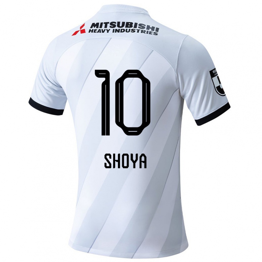 Kandiny Herren Shoya Nakajima #10 Weiß Grau Auswärtstrikot Trikot 2024/25 T-Shirt