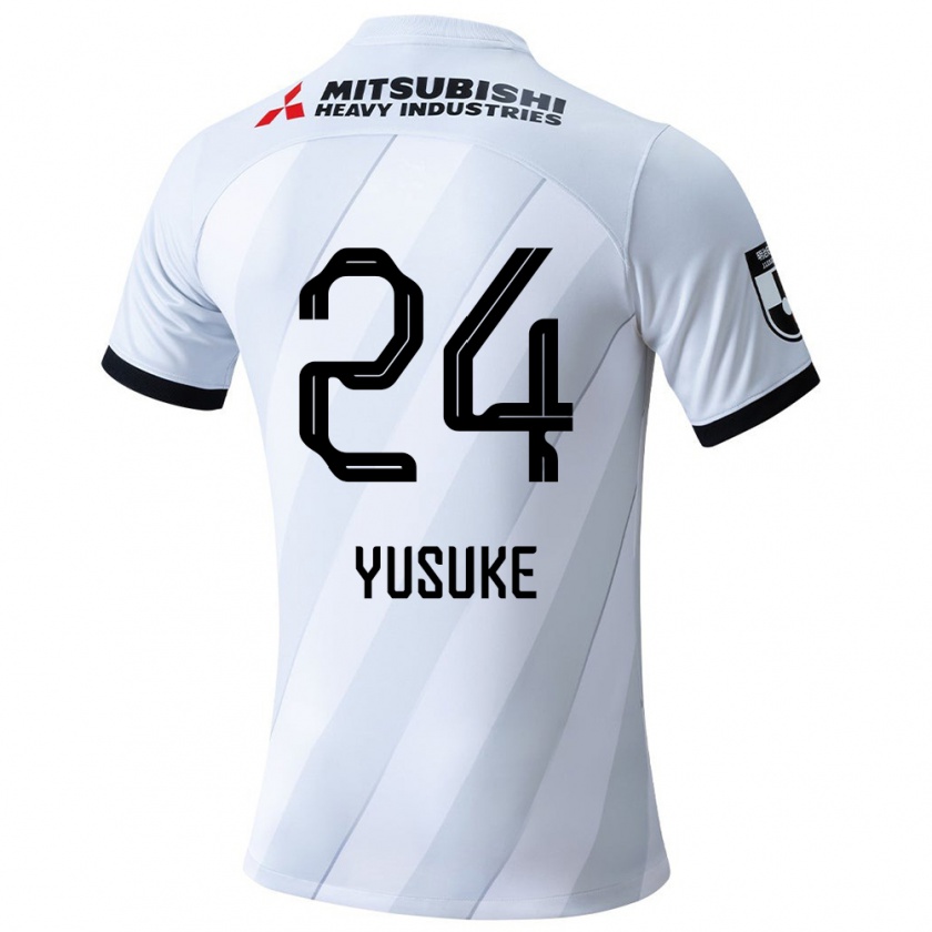 Kandiny Herren Yusuke Matsuo #24 Weiß Grau Auswärtstrikot Trikot 2024/25 T-Shirt