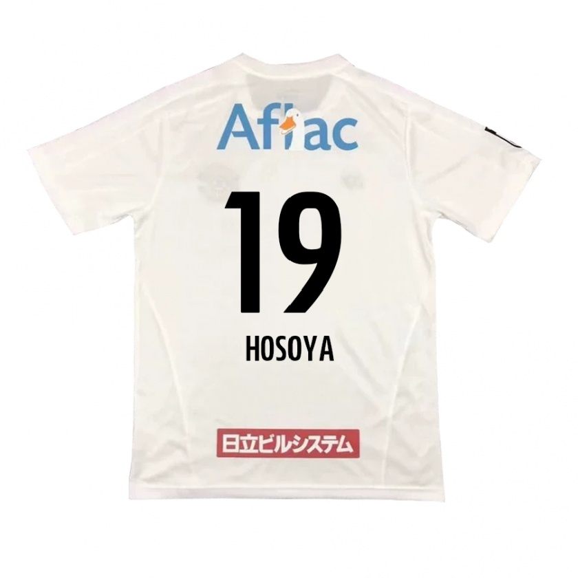 Kandiny Herren Mao Hosoya #19 Weiß Schwarz Auswärtstrikot Trikot 2024/25 T-Shirt